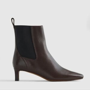 Madewell The Dimes Chelsea Boots Size 8 Turkish Coffee Brown Leather